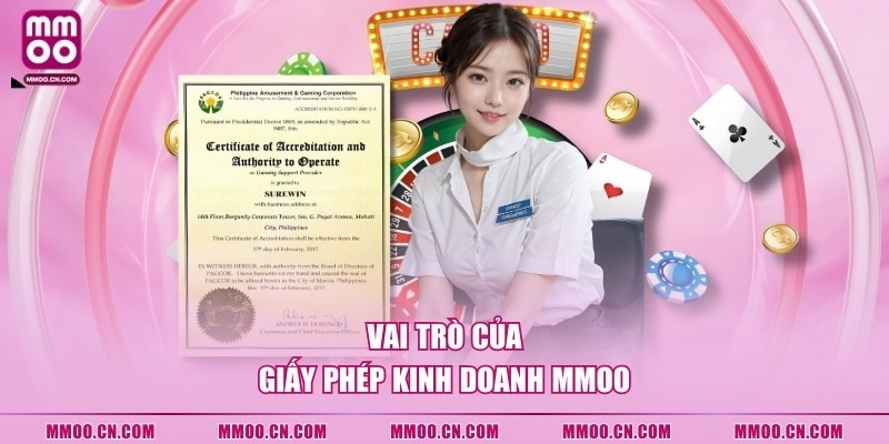 Vai trò của giấy phép kinh doanh MMOO